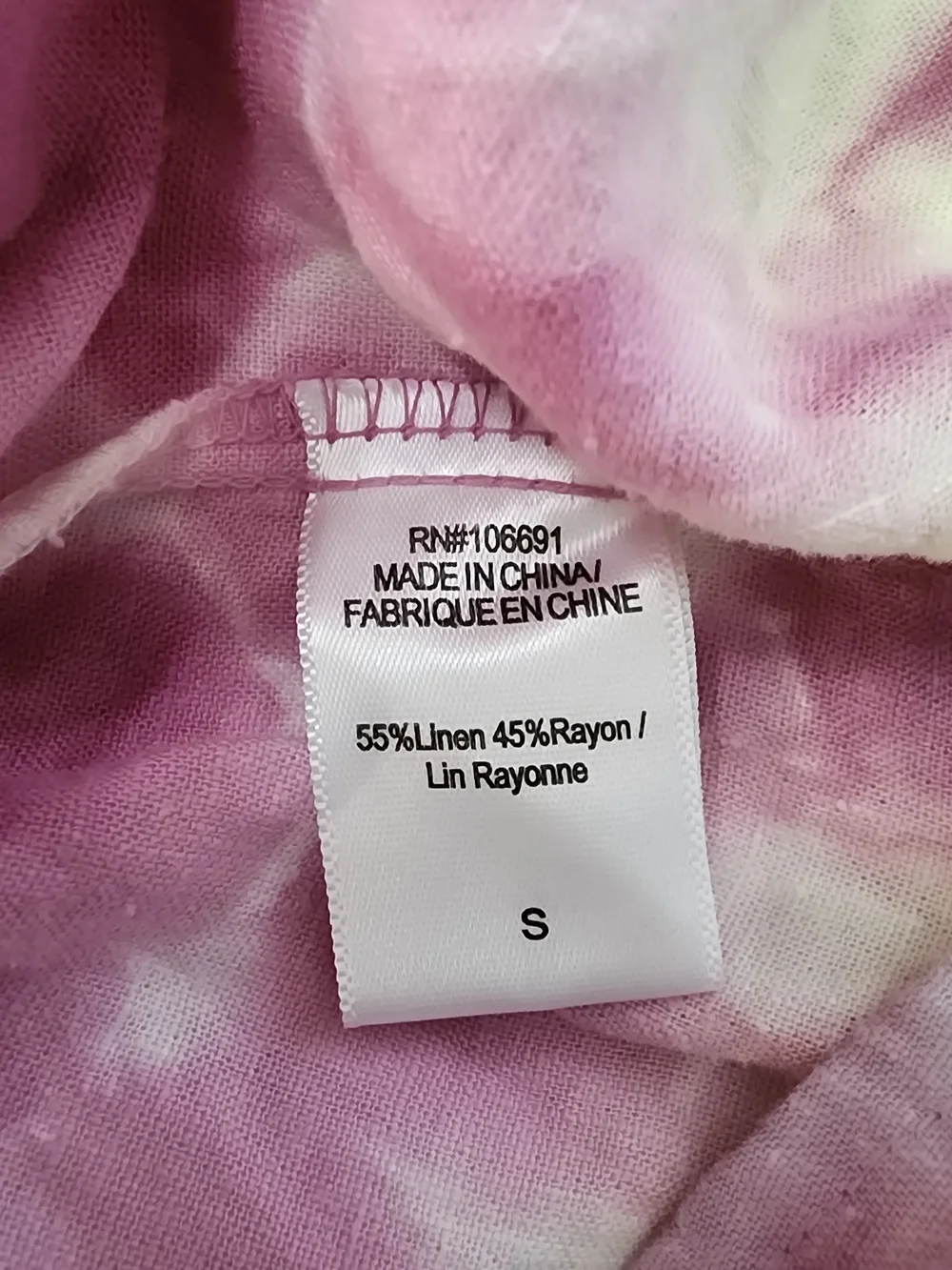 YFB Young Fabulous & Broke Beach Coverup Tie-Dye Shirt Dress Women Size S Linen - Picture 8 of 9